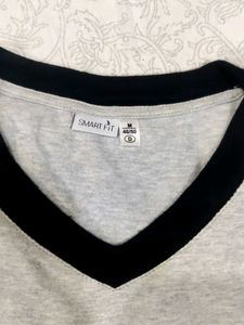 Men's Striped V-Neck Long Sleeve T-Shirt