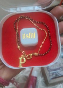 Stylish 'P' Initial Mangalsutra