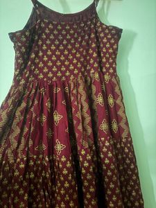 Bohemian Anarkali Dress with duppata