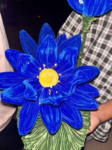 Beautiful Blue Lotus Showpiece