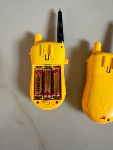 Pair of Yellow Walkie Talkies