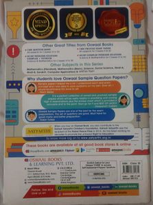 Oswaal Books CBSE Class 10 Sample Papers &amp; MCQs
