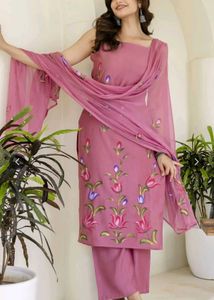 Elegant Pink Kurta Set with Dupatta