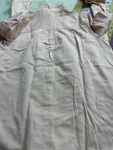 Peach Button-Up Shirt