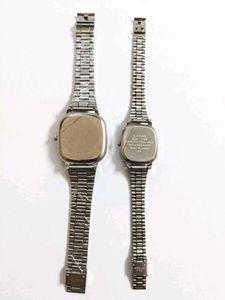 Casio Vintage Watch Pair women and man combo