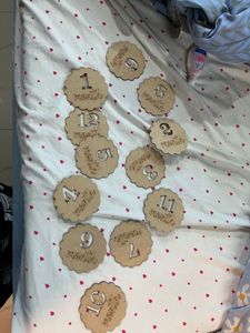 Wooden Milestone Cards for Baby