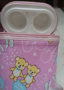 Cute Pink Teddy Bear &amp; Bunny Bag