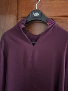 Elegant Purple Long Sleeve Top 💓