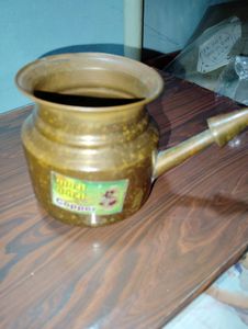 Copper Pot Used Sparngly