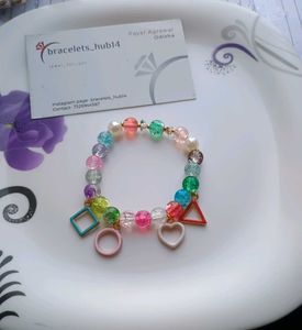 Colorful Charm Beaded Bracelet