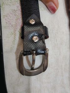 Classic Black Leather Belt