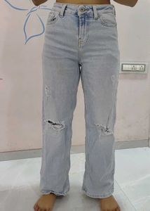 Light Wash Distressed Jeans