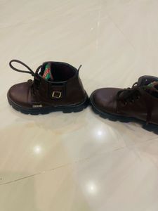 Gucci Brown Leather Shoes 12 size