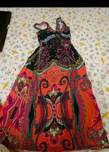 Bohemian Paisley Print Dress Zara