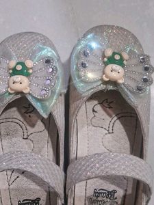 Sparkly Bow Shoes for Girls