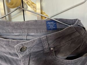 baddie Gray Corduroy Pants