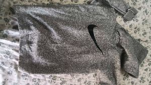Nike Grey Zip-Up Hoodie