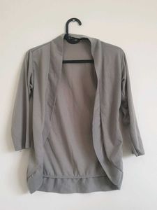 2 cardigans black and grey