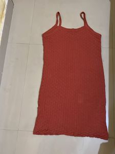 Ribbed Spaghetti Strap Dress