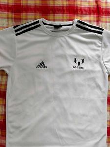Adidas Messi White T-Shirt