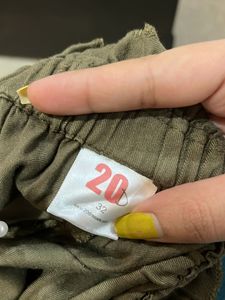 Olive Green Pants Without Belt