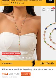 combo 2 gold necklaces