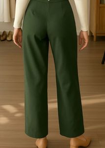 Olive Wide Leg Pants