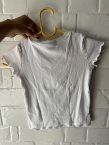 White Baby Tee