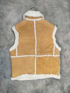 Suede Sherpa Lined Vest