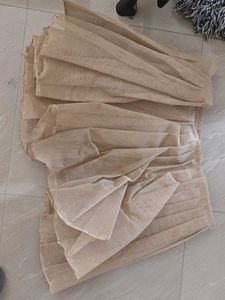 cancan fabric - Beige &amp; White