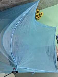 Blue Mosquito Net for Bed