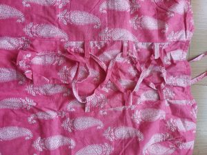 Pink Paisley Print Kurta