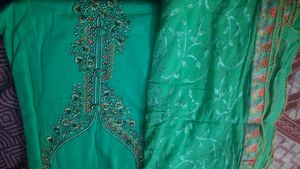 Beautiful Glace Cotton Suit