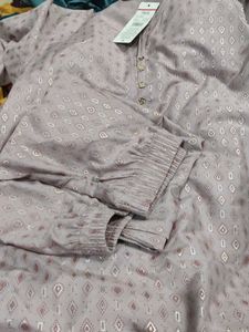Avaasa Kurta Set - Light Purple