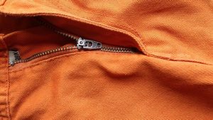 NUON Orange  Denim Shorts Size 28