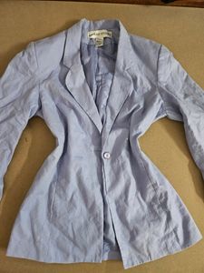 lilac oversized blazer
