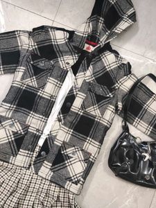 Korean Plaid Flannel Jacket୨ৎ