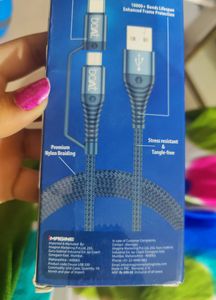 Boat 2-in -1 Universal Compatibility: Type C+Micro