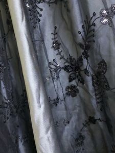 90s Style Pinterest Inspired Black Gown