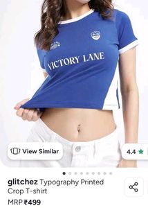Victory Lane Crop T-Shirt