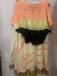 crosiya top and cotton skirt