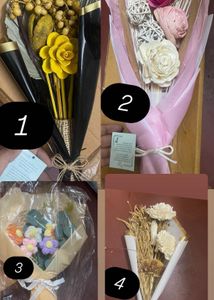 Beautiful Dried Flower Bouquet combo