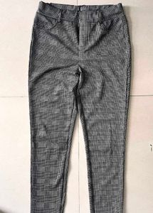 Gray Plaid Pants
