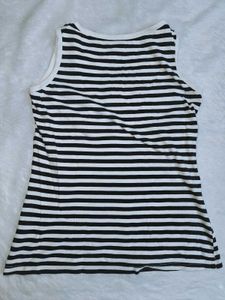 Black Striped Tank Top