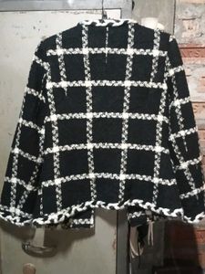 Classic Tweed Jacket - Black &amp; White