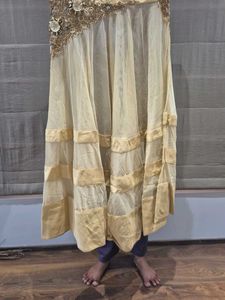 Elegant Yellow Embellished Gown