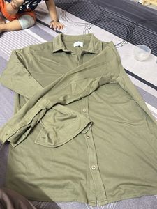 Olive Green Long Sleeve Shirt
