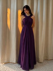 Elegant Purple Gown