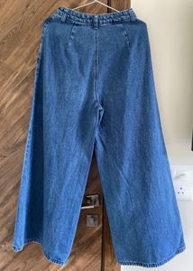 Wide Leg Denim Pants