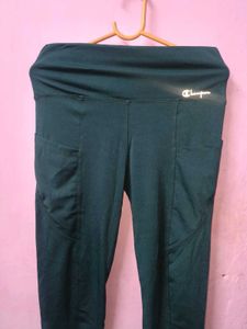 Champion Teal Cargo Leggings